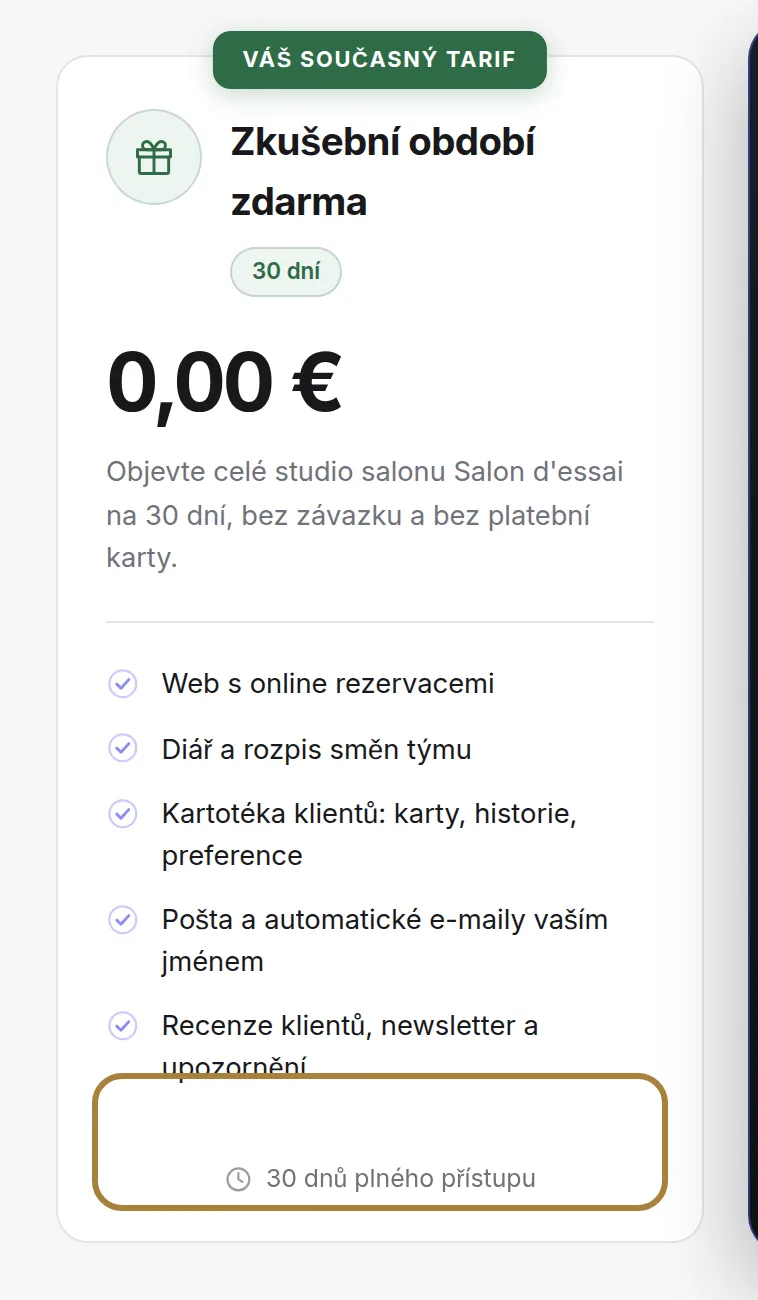 Přihlášení nebo správa, u Stripe.