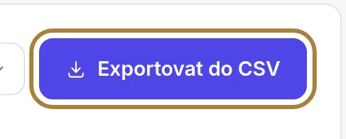 Export do CSV.