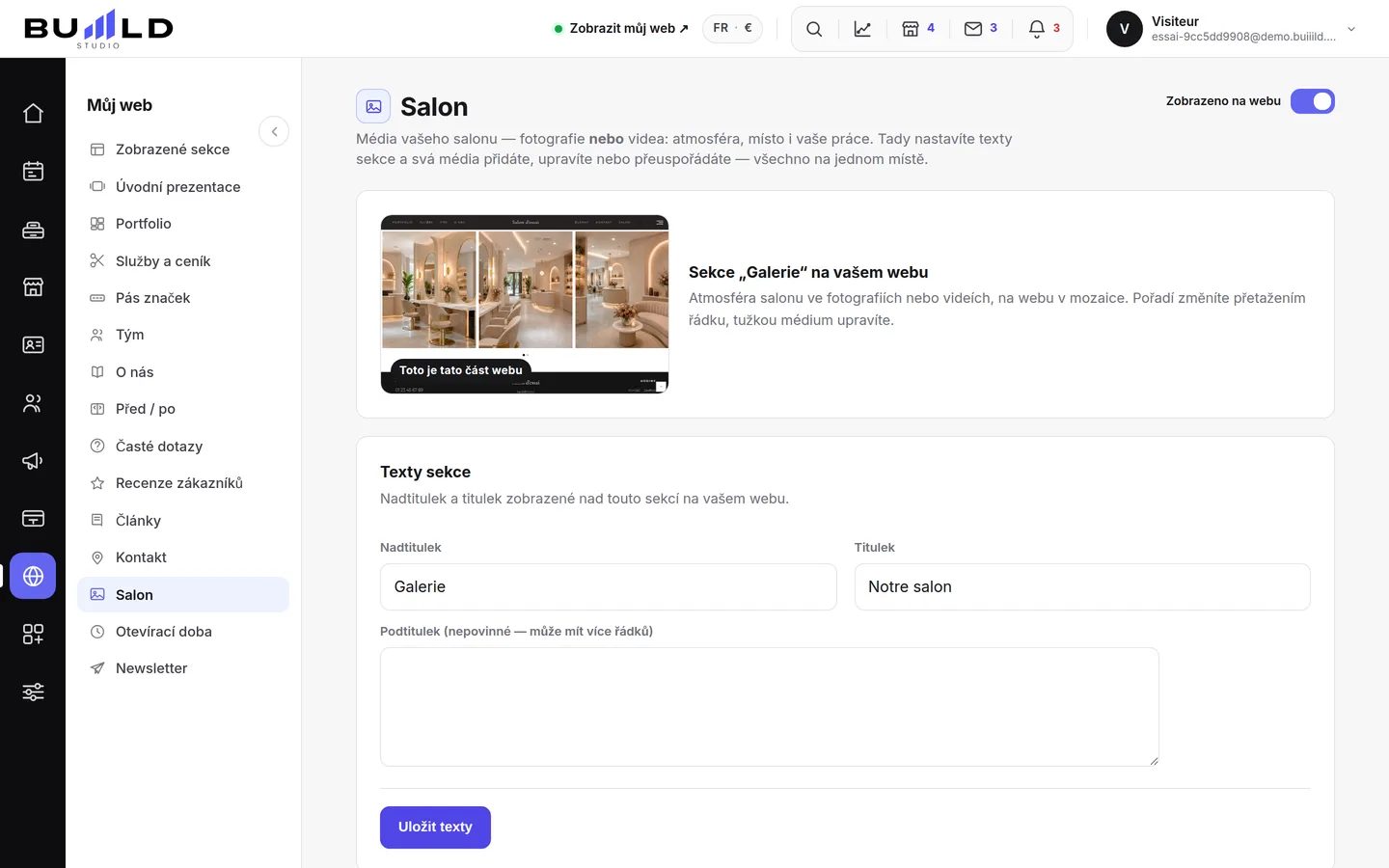 Web salonu | Buiiild.com