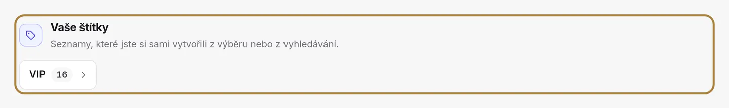 Vaše štítky se stávají skupinami.