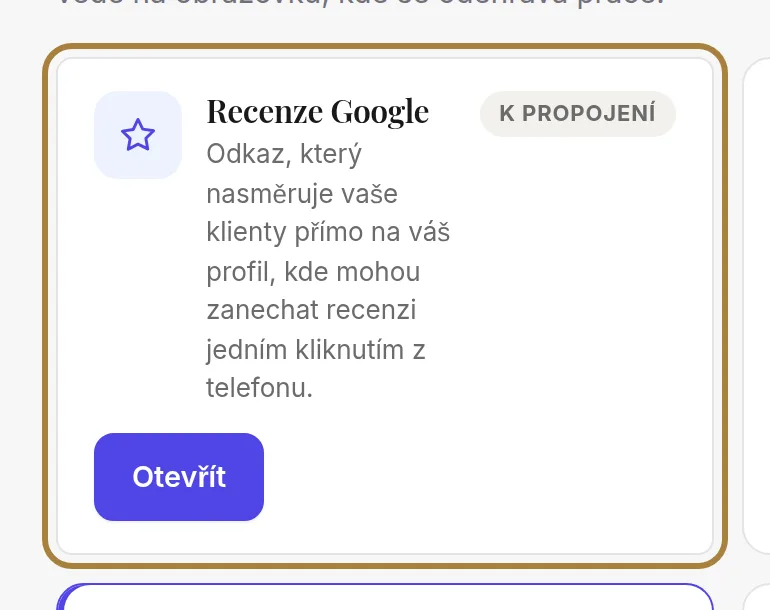 Jedna karta, jeden nástroj — a bublina, která říká, kde jste.