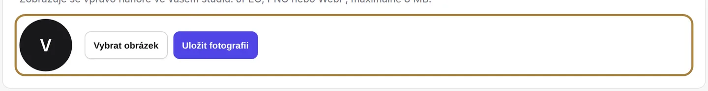 Vaše fotka: podepisuje vaše zprávy.