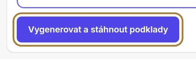 Vytvoření a stažení podkladů. | Buiiild.com