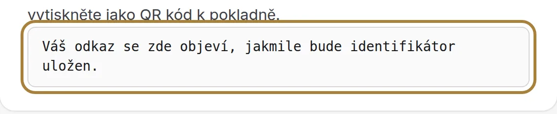 Váš odkaz na sběr.