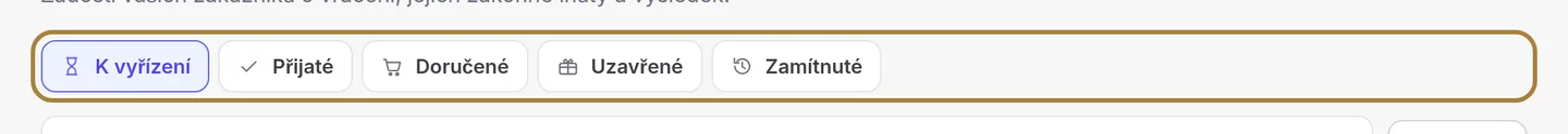 Uspořádané podle toho, co zbývá udělat.