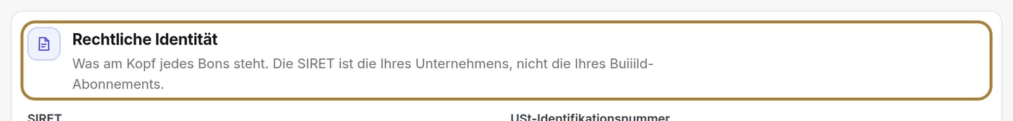 Die Mehrwertsteuerregelung und die zugelassene Plattform, in den Kasseneinstellungen. | Buiiild.com