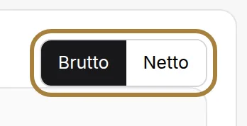 Netto oder brutto, wie auf Ihrer Rechnung.