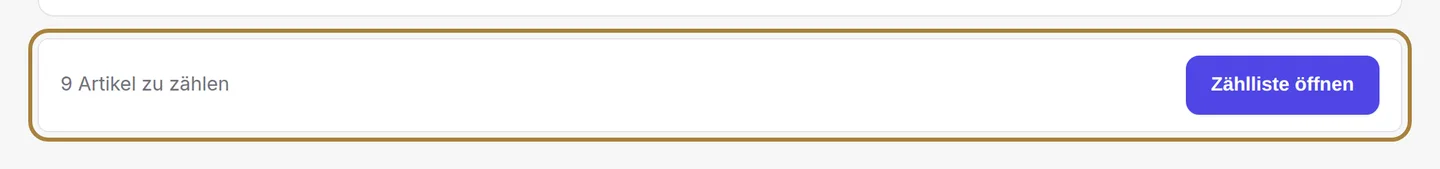 Die Anzahl der Artikel, bevor der Bogen geöffnet wird.