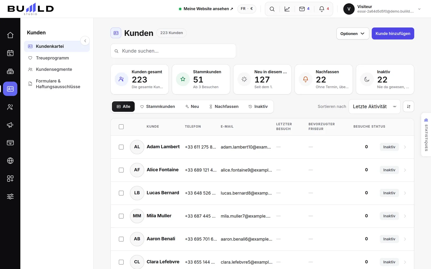 Kundenkartei | Buiiild.com