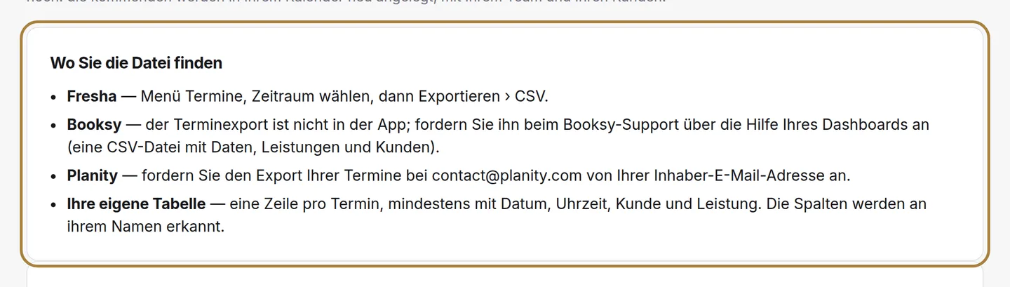 Wo Sie die Datei finden, je nach Software. | Buiiild.com