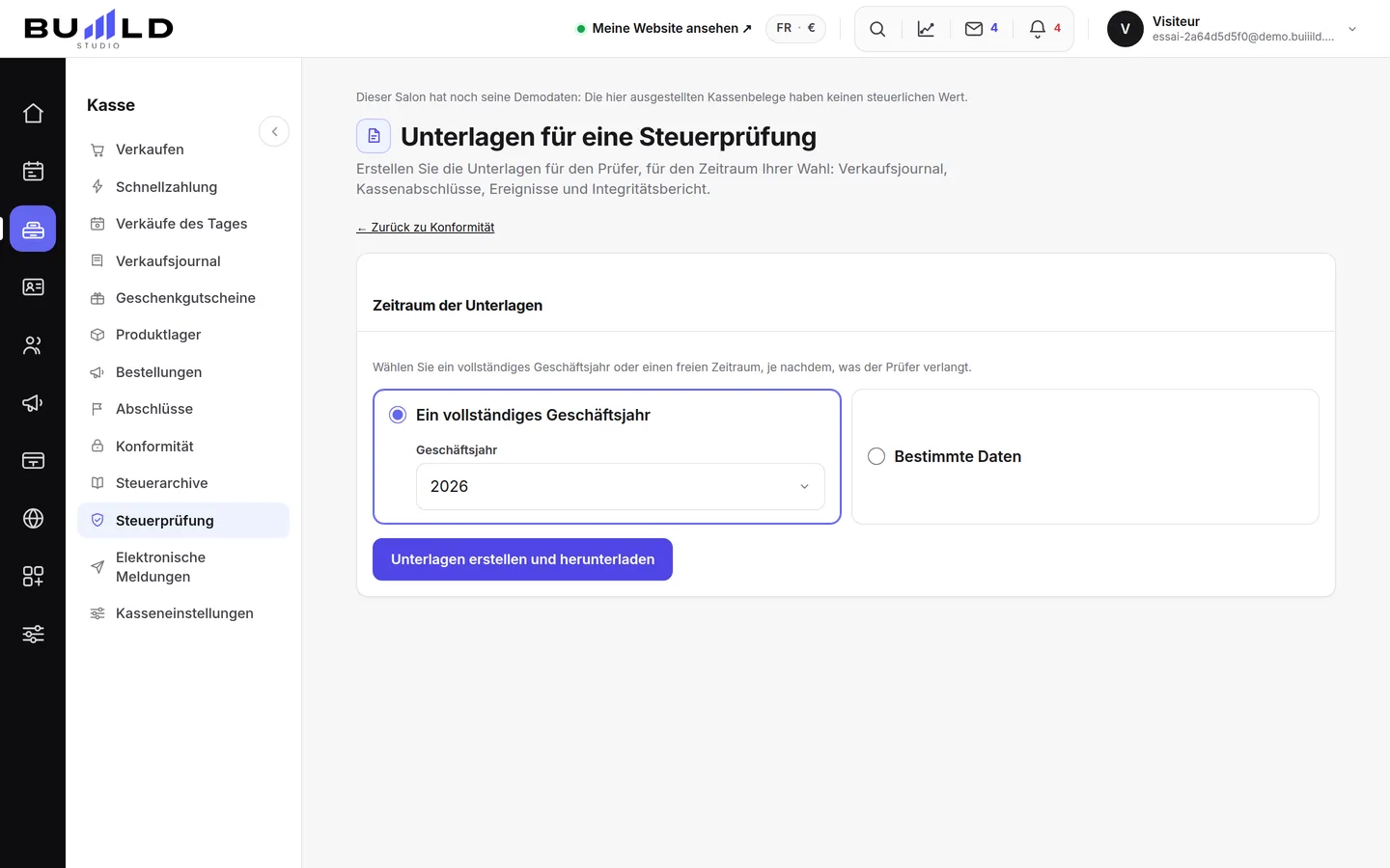 Die Steuerprüfungsakte. | Buiiild.com