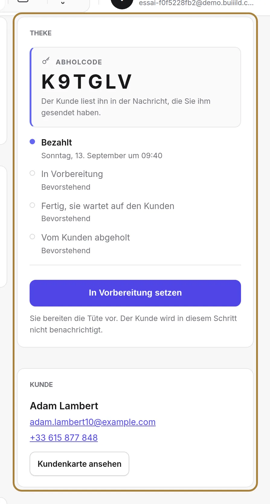 Was jetzt zu tun ist: die Spalte der Handlung.