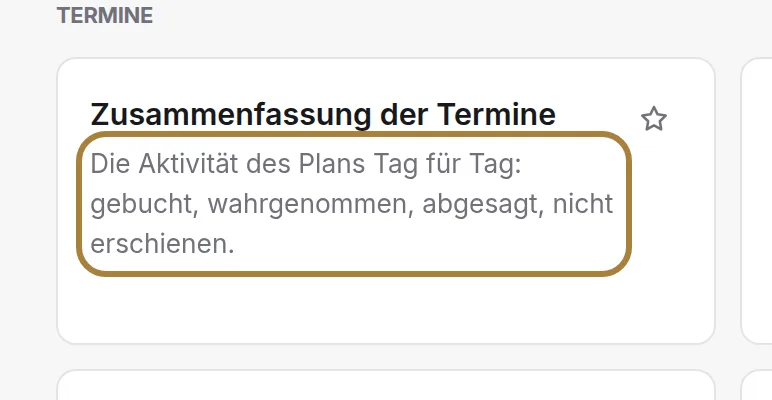 Was jeder Bericht misst.