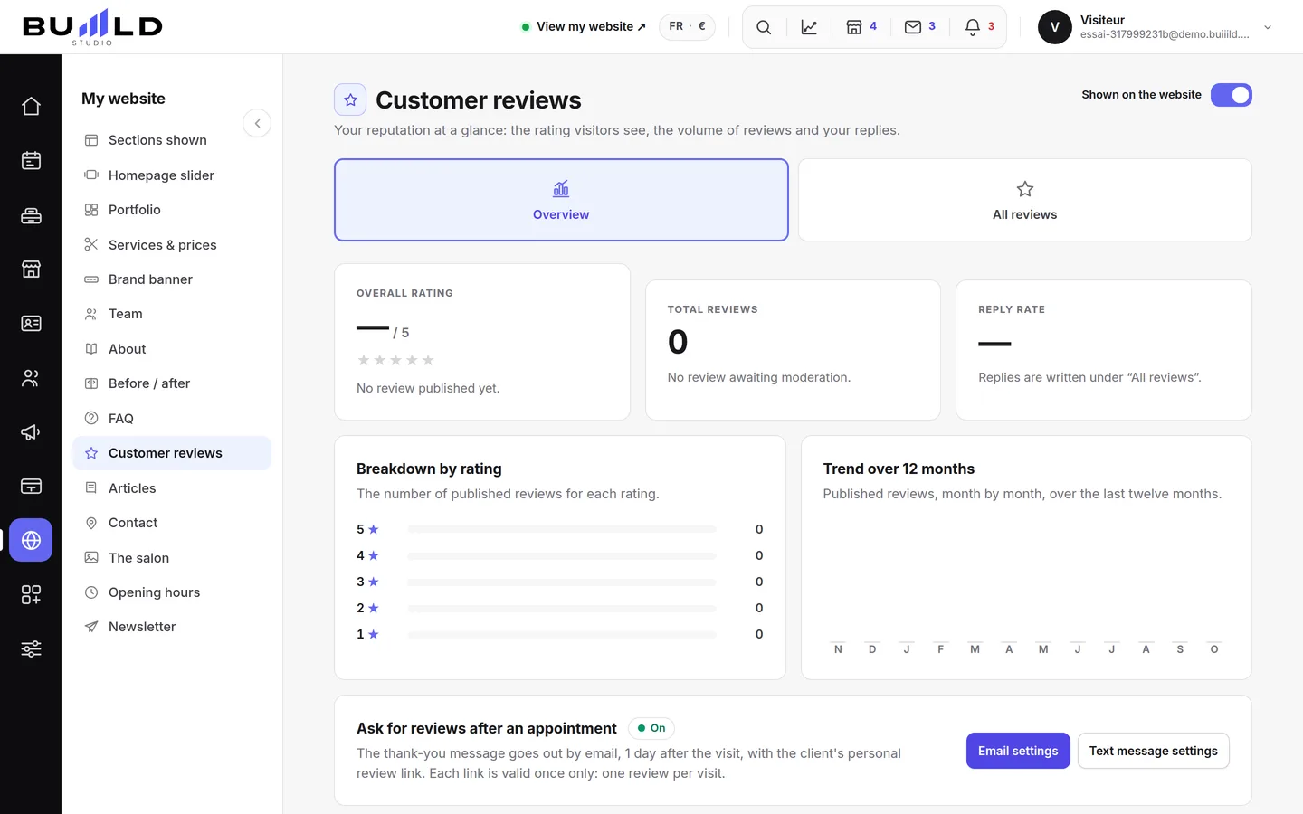 "Client reviews: reputation, moderation, replies" | Buiiild.com