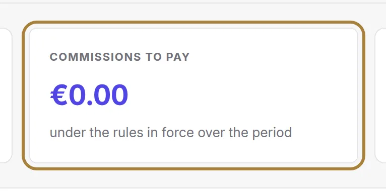 The total to pay out.