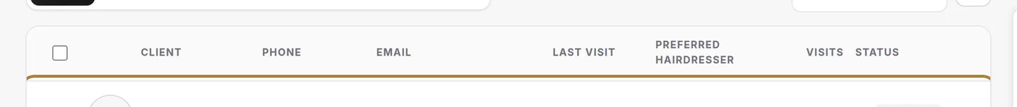 One line, one record: the essentials without opening it.