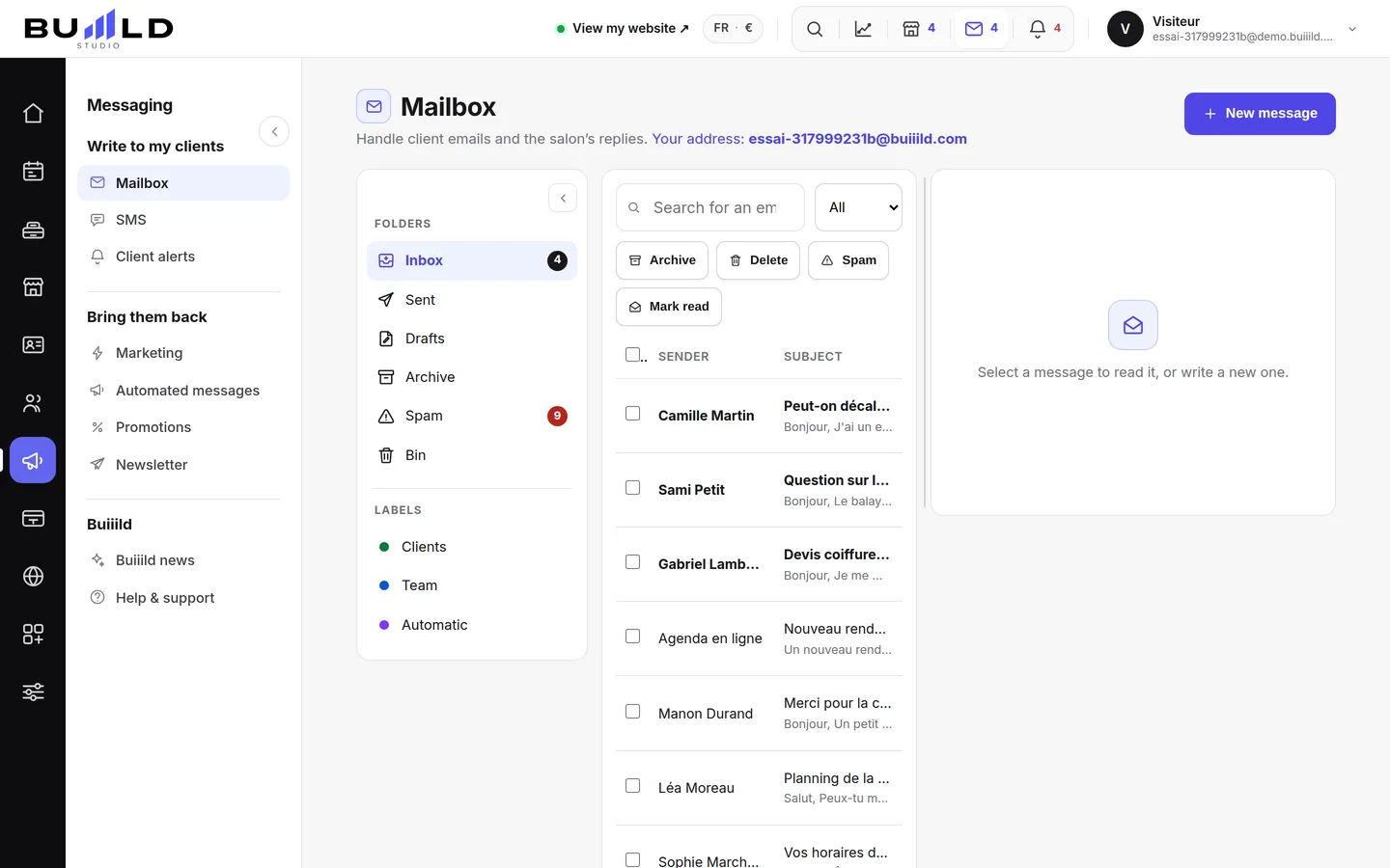 Messaging | Buiiild.com
