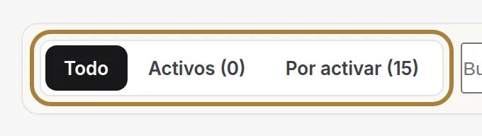 «Activos»: lo que reciben sus clientas en este momento.