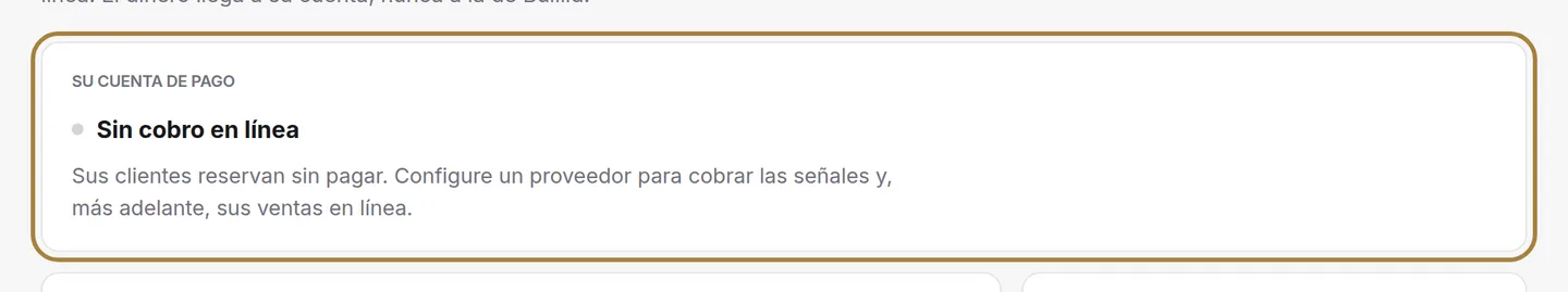 En qué punto está: mientras esta tarjeta no esté en verde, no se puede pagar ningún depósito.