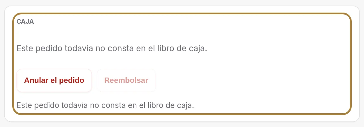 Cobrar o reembolsar.