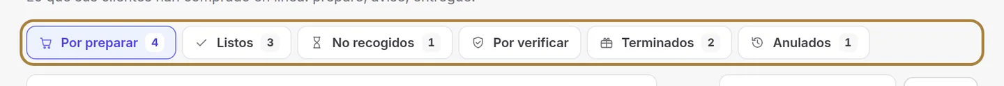 Seguir el avance.
