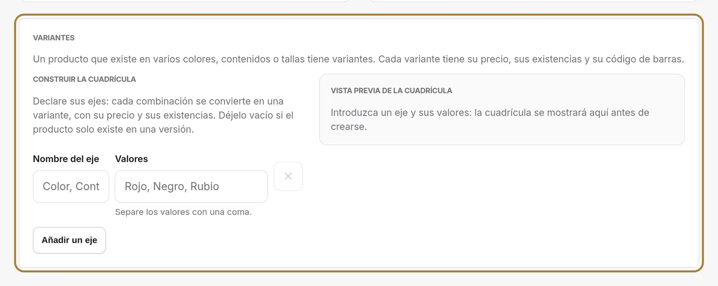 Las tallas y los tonos, enseguida.