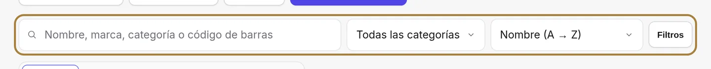 Encontrar un producto.