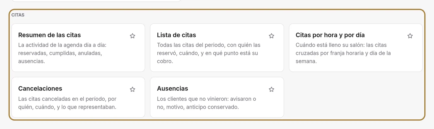 Ordenados por tema.