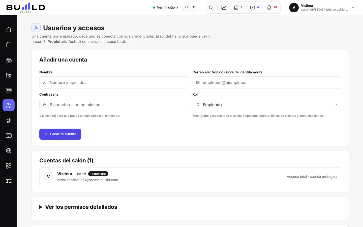 Las cuentas del studio.