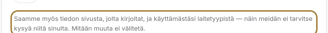 Mitä saamme lisäksi: sivu ja laite. | Buiiild.com