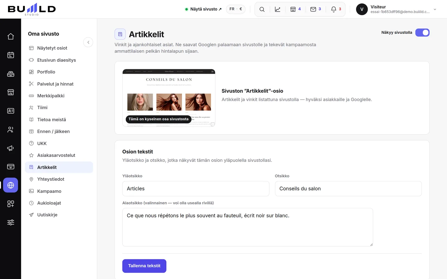 Artikkelisi. | Buiiild.com