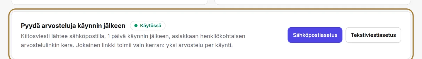 Automaattinen kerääminen jokaisen käynnin jälkeen. | Buiiild.com