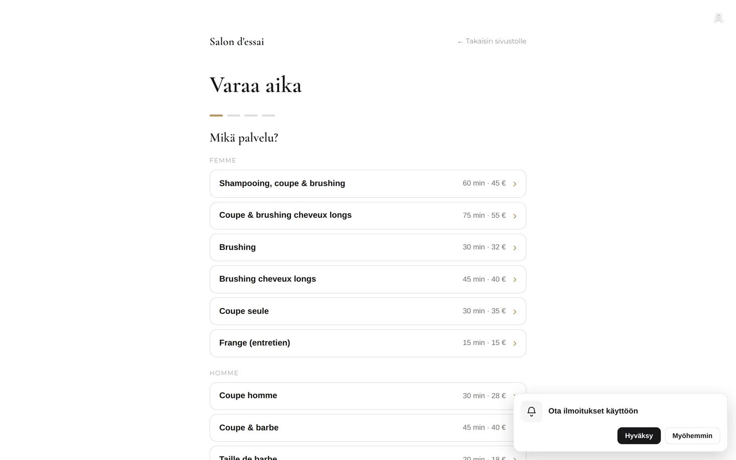 Ajanvaraus verkossa ympäri vuorokauden | Buiiild.com