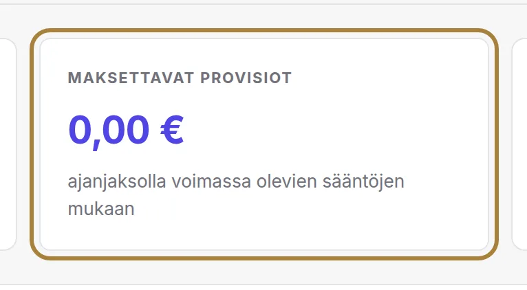 Maksettava kokonaissumma. | Buiiild.com