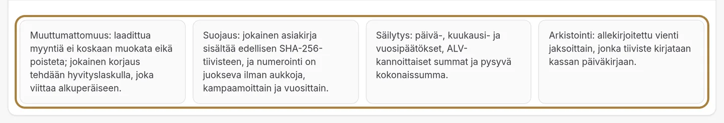 Neljä velvoitetta, joista kassa huolehtii. | Buiiild.com
