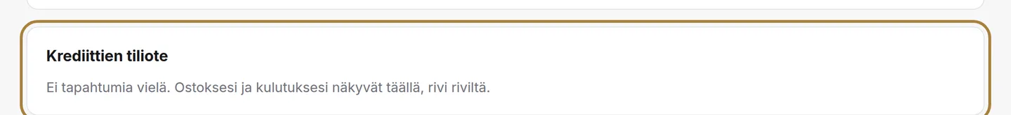 Tiliote, tapahtuma tapahtumalta. | Buiiild.com
