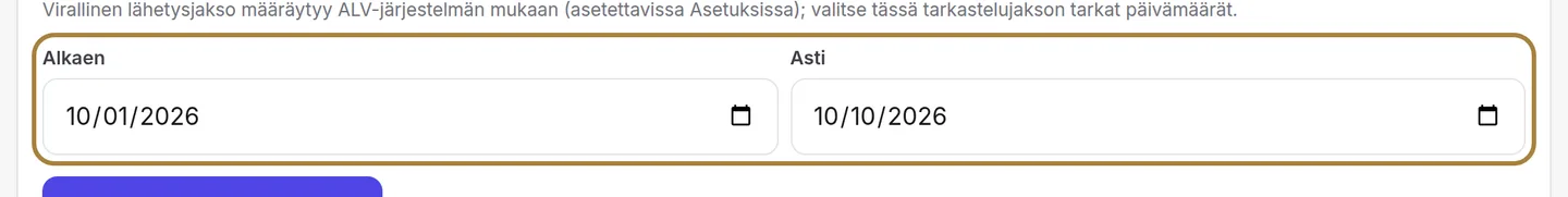 Tarkasteltava jakso. | Buiiild.com