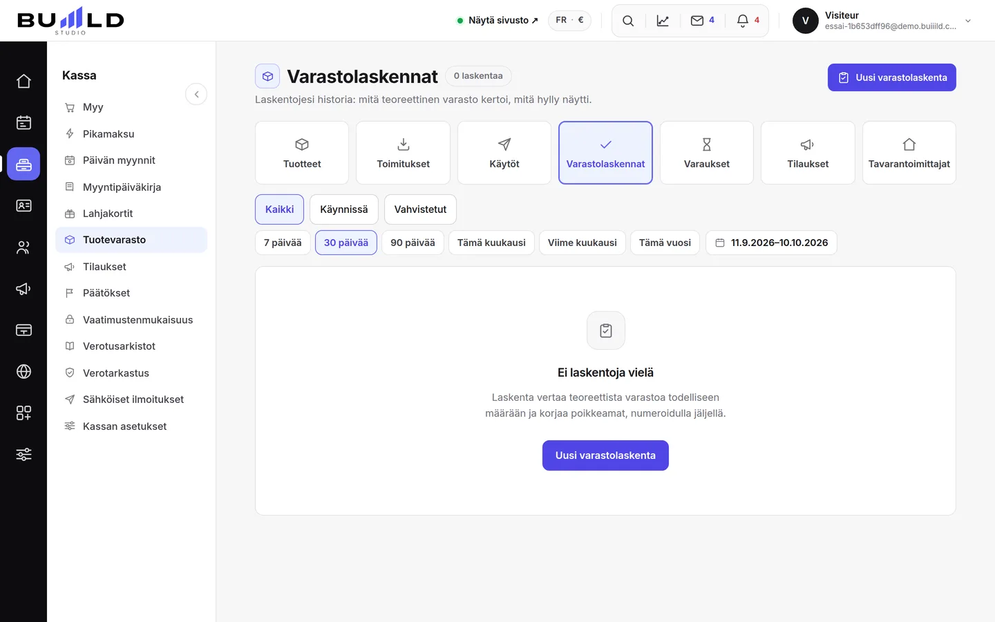 Käynnissä olevat ja vahvistetut luettelot. | Buiiild.com