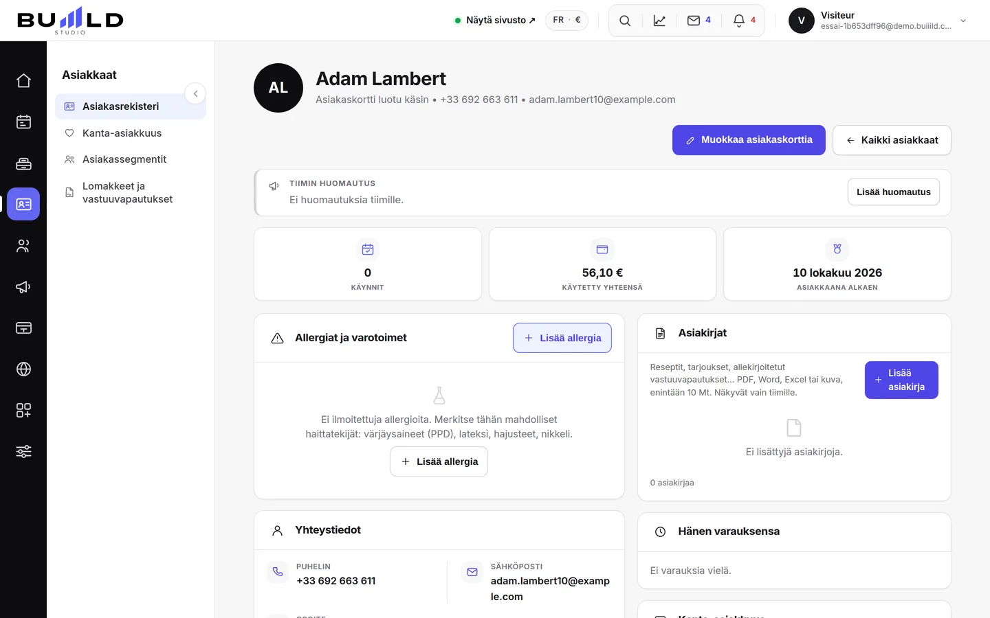 Hoitokortti | Buiiild.com