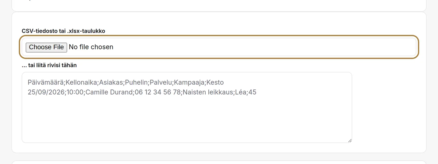 Viety tiedosto tai liitetyt rivit. | Buiiild.com
