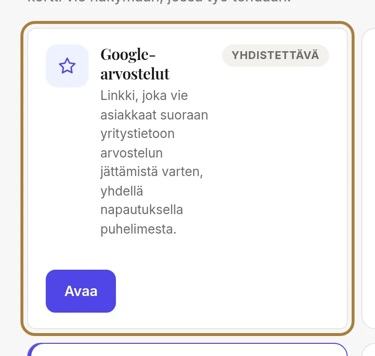 Yksi kortti, yksi keino — ja merkki, joka kertoo, missä olet menossa. | Buiiild.com