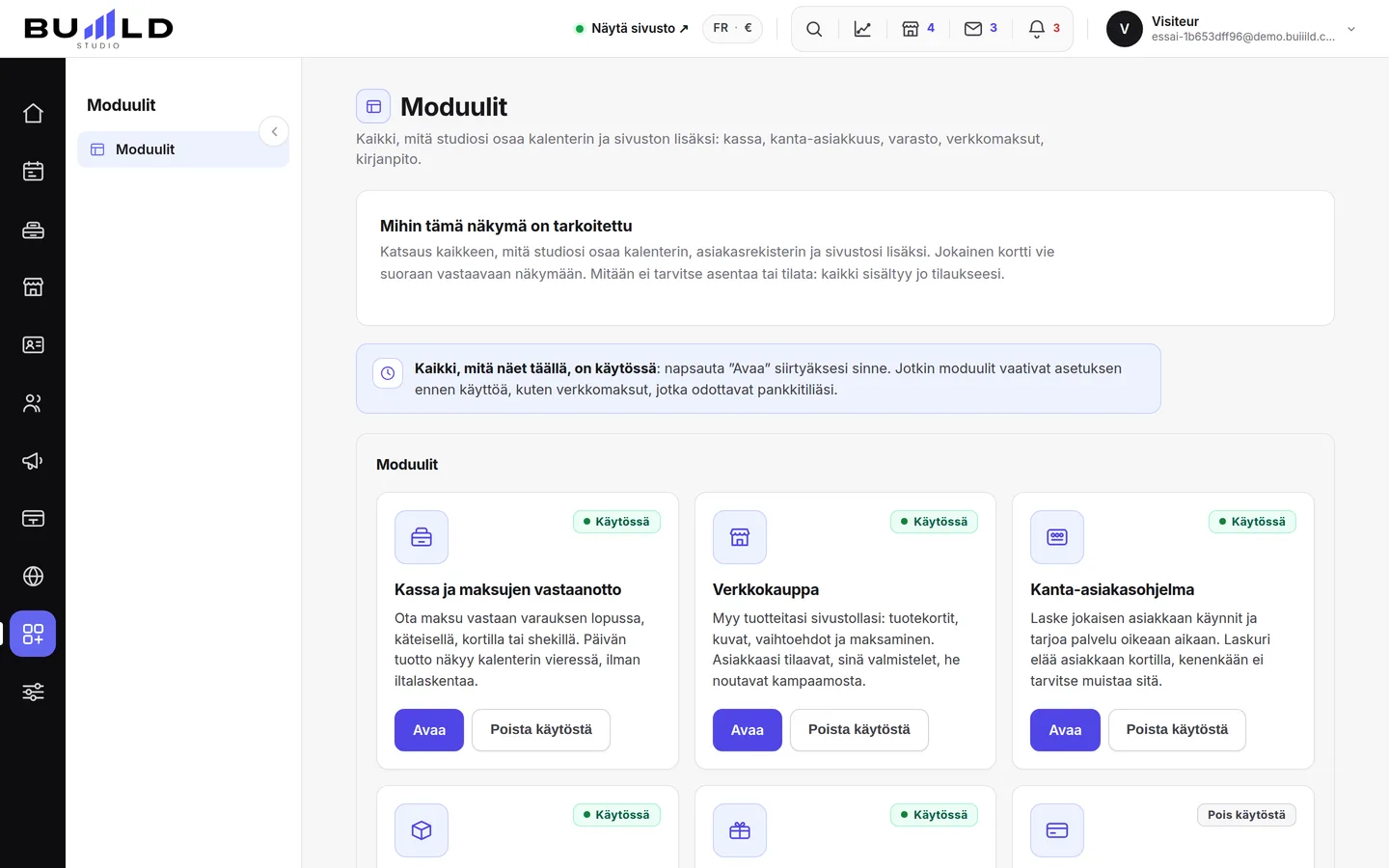 Moduulit. | Buiiild.com