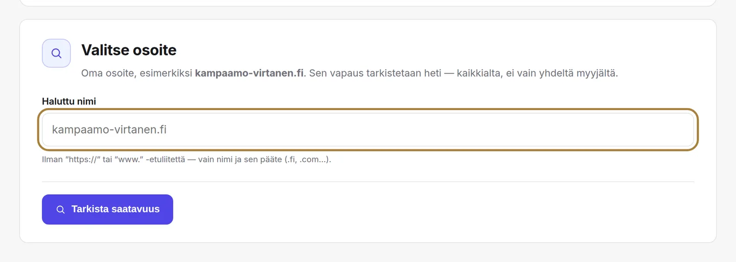 Valitse nimesi. | Buiiild.com