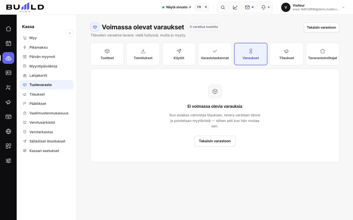 Varatut tuotteet. | Buiiild.com