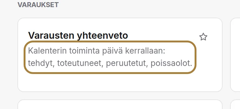 Mitä kukin raportti mittaa. | Buiiild.com