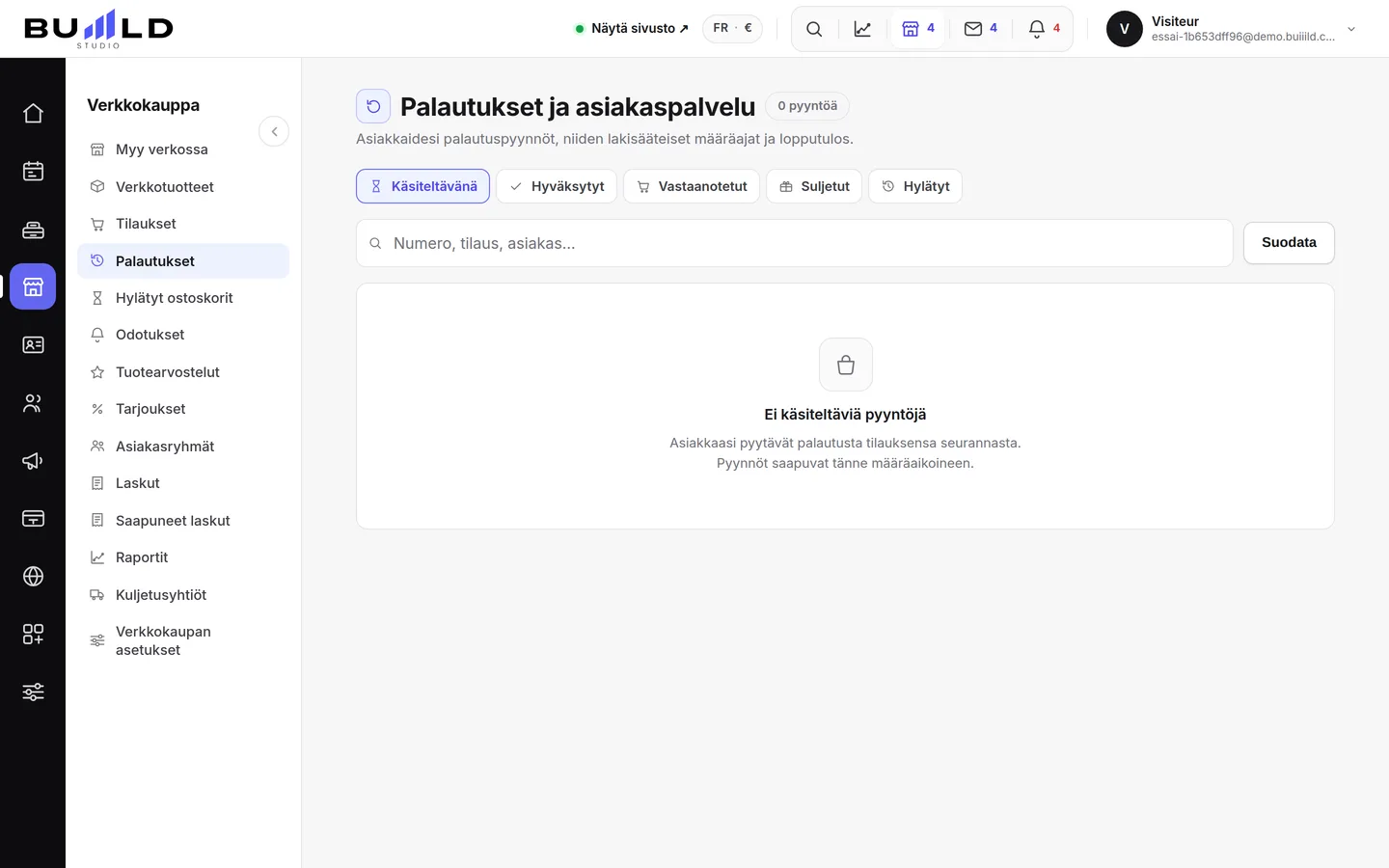 Asiakkaidesi palautukset. | Buiiild.com