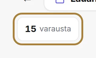 Aktiiviset varaukset, ennustettu liikevaihto ja vahvistettavat pyynnöt. | Buiiild.com
