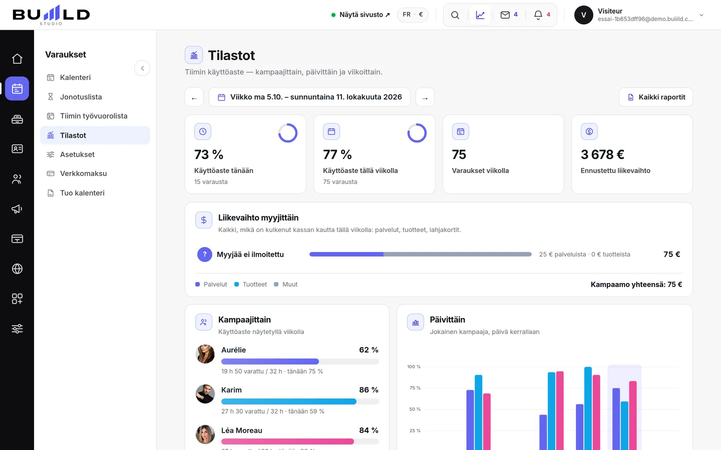 Tilastot | Buiiild.com