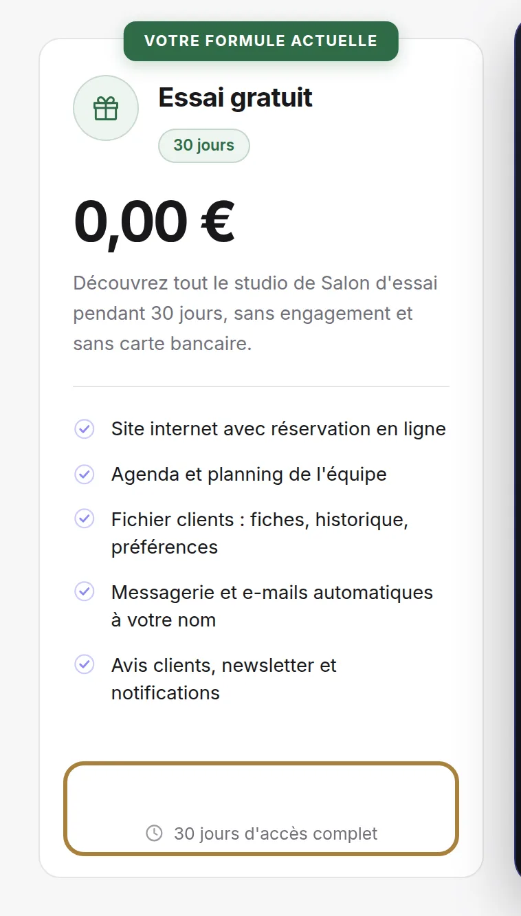 Souscrire ou gérer, chez Stripe.