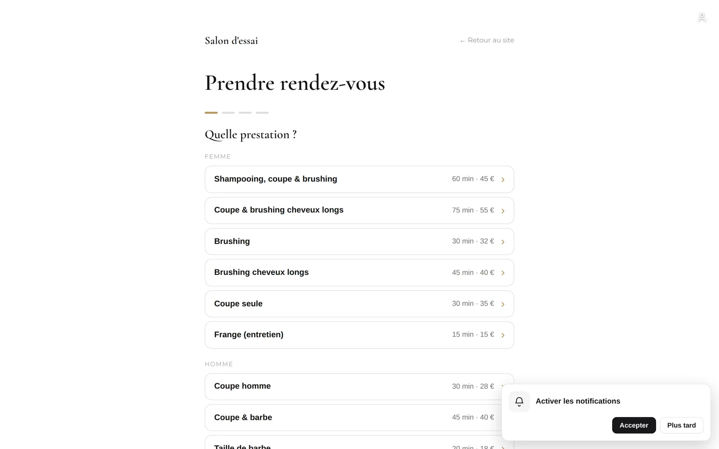 Réservation en ligne 24 h/24 | Buiiild.com